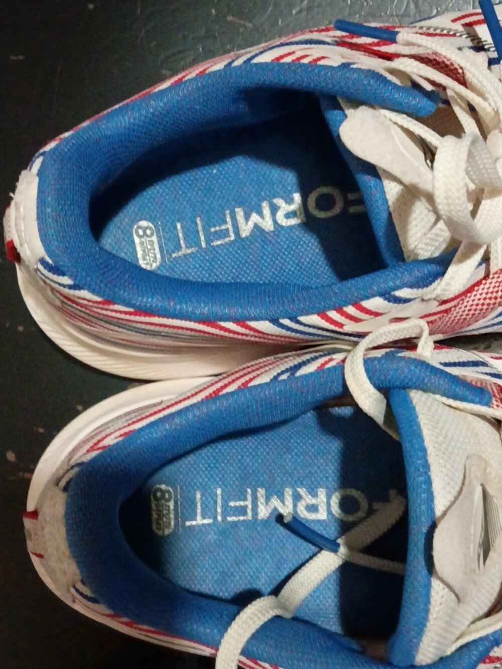 Saucony Ride 15 Shoes Womens Size 9 Red White Blue Stripes Running S10729-76 - Picture 11 of 13